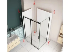 AICA 210cm Kantenprofil Aluminium Profil für 3mm Aluverbundplatte Matt Weiß