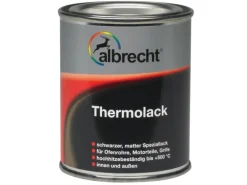 Albrecht Thermolack Schwarz matt 125 ml