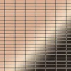 ALLOY Mosaik Fliese Massiv Metall Kupfer Gewalzt Kupfer 1,6mm Stark Cabin-cm 1 Paket mit 10 Matten 1,01 m2 Kupfer