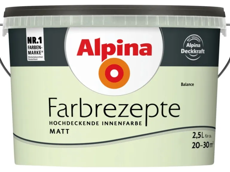 Alpina Farbrezepte Balance matt 2,5 Liter