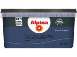 Alpina Farbrezepte Blaue Stunde matt 1 Liter