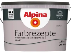 Alpina Farbrezepte Edles Mauve matt 2,5 Liter