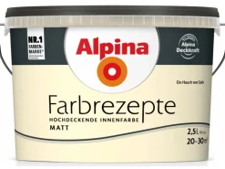 Alpina Farbrezepte Ein Hauch von Gelb matt 2,5 Liter