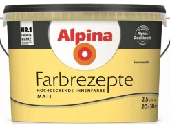 Alpina Farbrezepte Sonnenstrahl matt 2,5 Liter