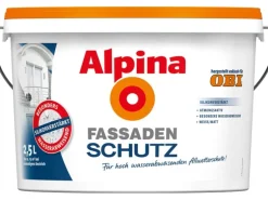 Alpina Fassadenschutz Weiß matt 2,5 Liter