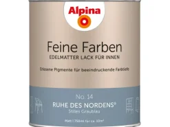 Alpina Feine Farben Lack No. 14 Ruhe des Nordens® Grau edelmatt 750 ml