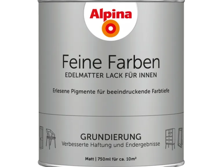 Alpina Feine Farben Lack Grundierung 750 ml