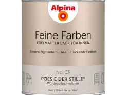 Alpina Feine Farben Lack No. 03 Poesie der Stille® Grau edelmatt 750 ml