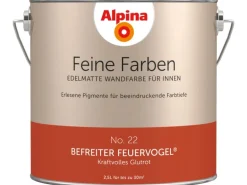 Alpina Feine Farben No. 22 Befreiter Feuervogel® Rot edelmatt 2,5 l