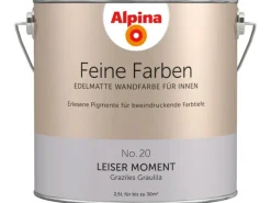 Alpina Feine Farben No. 20 Leiser Moment Grau-Lila edelmatt 2,5 l