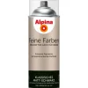 Alpina Feine Farben Sprühlack Klassisches Matt-Schwarz edelmatt 400 ml