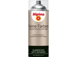 Alpina Feine Farben Sprühlack Klassisches Matt-Schwarz edelmatt 400 ml