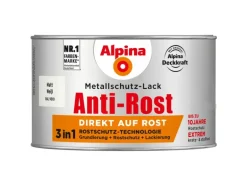 Alpina Metallschutz-Lack Anti-Rost Weiß matt 300 ml
