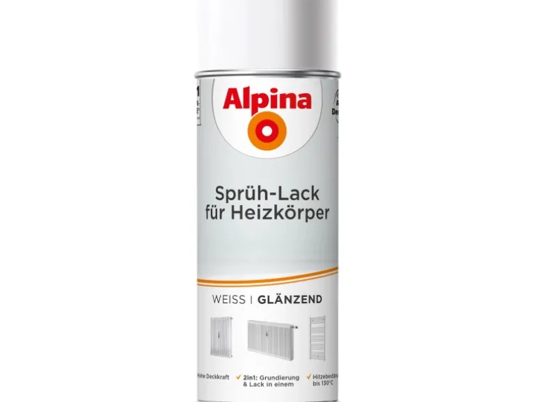Alpina Sprüh-Lack für Heizkörper 400 ml glänzend