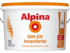 Alpina Wandfarbe DIN-EN Weiß matt 2,5 l