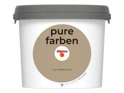 Alpina Wandfarbe Pure Farben Lehmbraun 2,5 l