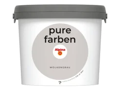 Alpina Wandfarbe Pure Farben Wolkengrau 2,5 l