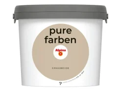 Alpina Wandfarbe Pure Farben Graubeige 2,5 l