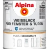 Alpina Weißlack für Fenster & Türen seidenmatt 750 ml