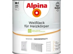 Alpina Weißlack für Heizkörper seidenmatt 2 Liter