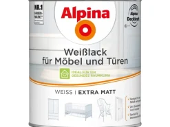Alpina Weißlack für Möbel & Türen matt 750 ml
