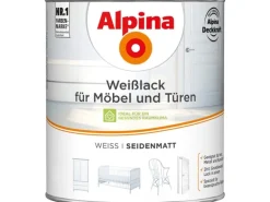 Alpina Weißlack für Möbel & Türen seidenmatt 2 Liter