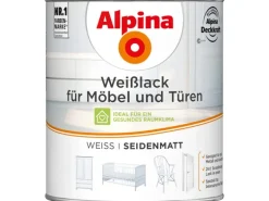 Alpina Weißlack für Möbel & Türen seidenmatt 750 ml