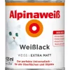 Alpinaweiß Weißlack extra matt 125 ml