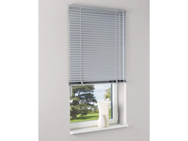 Aluminium Jalousie Burgos 120 cm x 160 cm Silber