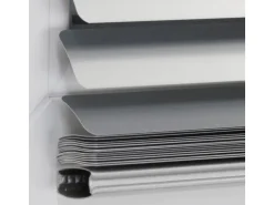 Aluminium Jalousie Burgos 120 cm x 160 cm Silber