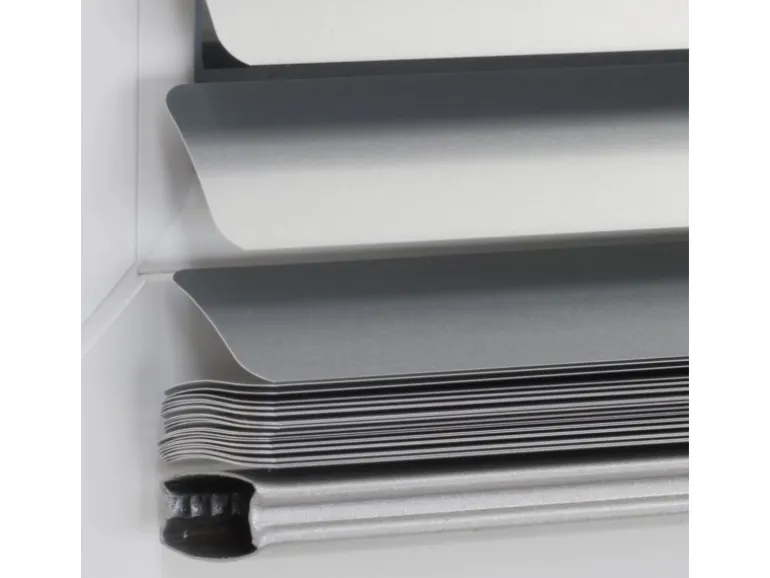 Aluminium Jalousie Burgos 120 cm x 160 cm Silber
