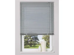 Aluminium Jalousie Burgos 120 cm x 160 cm Silber