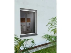 Alurahmen Insektenschutz Fenster 120 cm x 150 cm Weiß