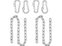 AMANKA 2er Set Hängesessel Kette 100 cm Aufhängung mit 4 Karabiner bis 230 kg