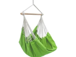AMANKA Hängesessel bis 150 kg Belastbar 185x 130 cm Limetten-Grün