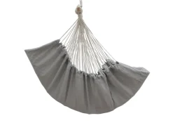 AMANKA Hängesessel inkl. Kissen bis 150 kg 330 x 120 cm Grau