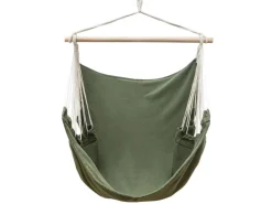 AMANKA XL-Hängesessel bis 100 kg Belastbar 155 x 125 cm Moosgrün