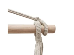 AMANKA XL-Hängesessel bis 100 kg Belastbar 155 x 125 cm Beige