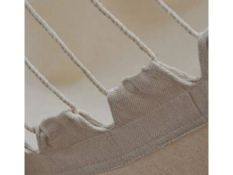AMANKA XL-Hängesessel bis 100 kg Belastbar 155 x 125 cm Beige