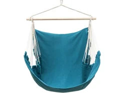 AMANKA XL-Hängesessel bis 100 kg Belastbar 155 x 125 cm Petrolblau