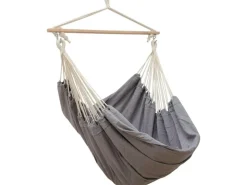AMANKA XXL-Hängesessel bis 150 kg Belastbar 185 x 130 cm Grau