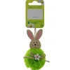 Anhänger Hase 4,5 cm x 4,5 cm x 9 cm Grün