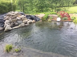 Aquagart Teichfolie PVC 12m x 6m 0,5mm Schwarz Folie für den Gartenteich
