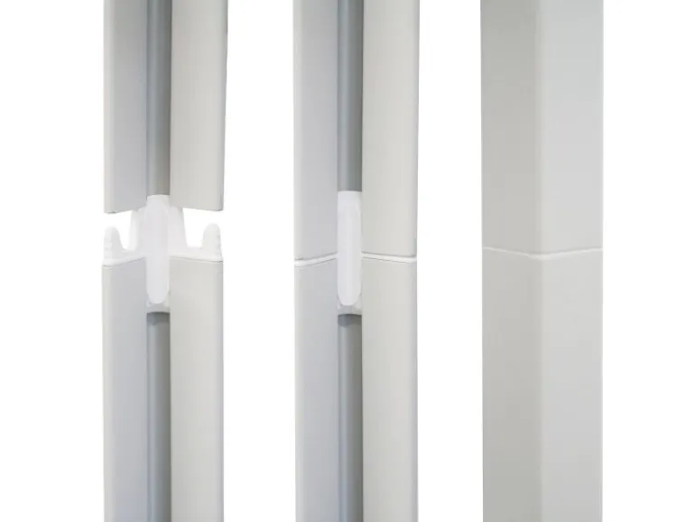 Ar Shelving Eckregal Erweiterungmodul Rivet Style 48 x 70 x 40 cm Grauweiß FSC®