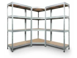 Ar Shelving Eck-Schwerlast-Steckregal Rivet Corner 180 cm x 90 cm x 90 cm x 45 c
