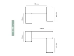 Ar Shelving Lebensmittelregal Gastronorm L 180 cm x 150 cm x 50 cm