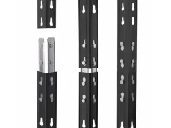 Ar Shelving Rivet Eck-Schwerlastregal 180 x 90 x 45 cm 4 Böden Anthrazit FSC®