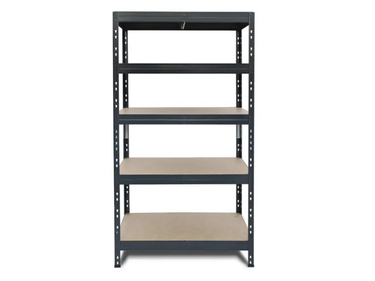 Ar Shelving Rivet Schwerlastregal 180 x 90 x 45 cm 5 Böden Anthrazit FSC®