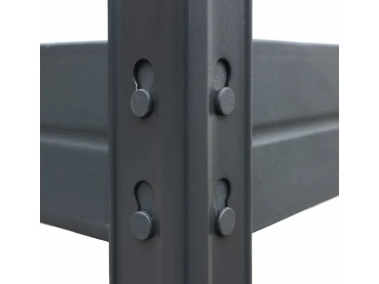 Ar Shelving Rivet Schwerlastregal 180 x 90 x 45 cm 5 Böden Anthrazit FSC®