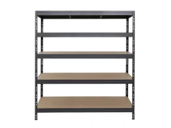 Ar Shelving Rivet Schwerlastregal 180 x 150 x 45 cm 5 Böden Anthrazit FSC®